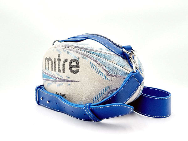 BallToBag Rugby U039 - Bolso hecho a mano con un balón de rugby