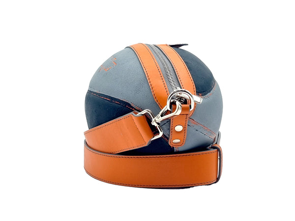 BallToBag Basketball - bolso bandolera hecho con balón de baloncesto y cuero
