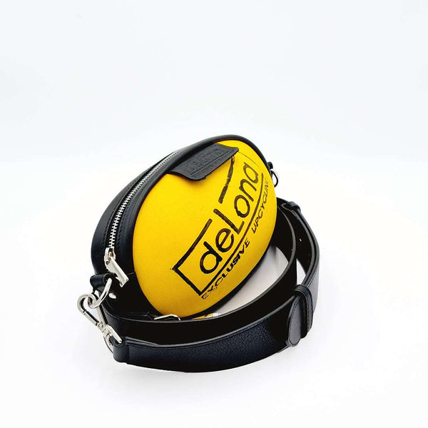 BallToBag Crossbody C011 - Bandolera riñonera hecha a mano con un balón de baloncesto