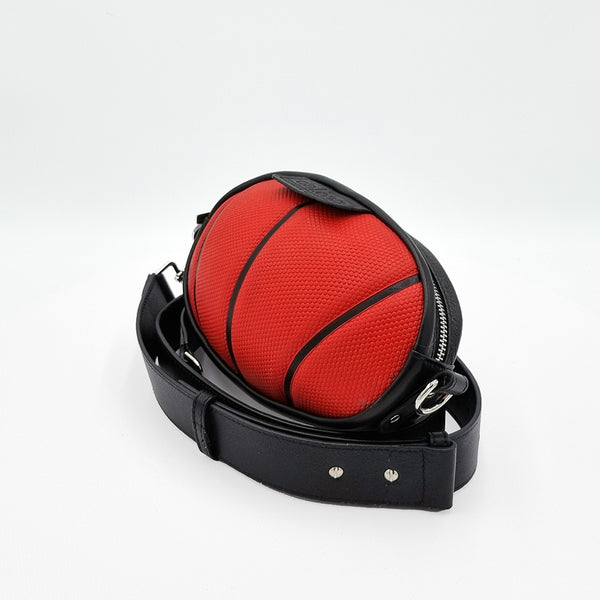 BallToBag Crossbody  - Riñonera hecha a mano con un balón de baloncesto