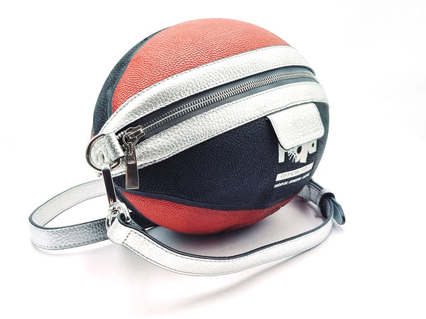 BallToBag Basketball - bolso bandolera hecho con balón de baloncesto y cuero