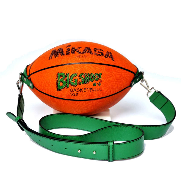 BallToBag Basketball U045 - Bolso hecho a mano con un balón de baloncesto