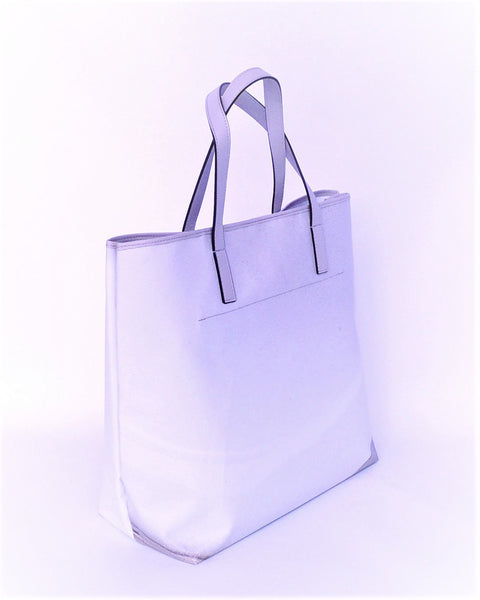 Tote Bag - T018 - Shopping Bag confeccionado con lona publicitaria y piel