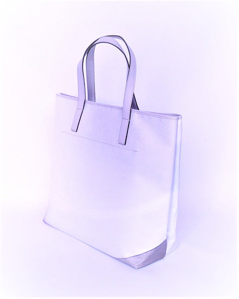 Tote Bag - T018 - Shopping Bag made with advertising canvas and leather