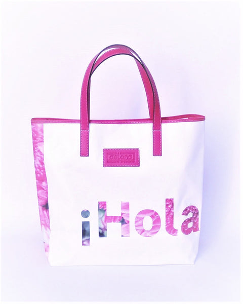 Tote Bag - T008 - Shopping Bag confeccionado con lona publicitaria y piel