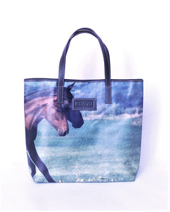 Tote Bag - T010 - Shopping Bag made with advertising canvas and leather