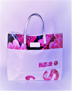 Tote Bag - T005 - Shopping Bag confeccionado con lona publicitaria y piel